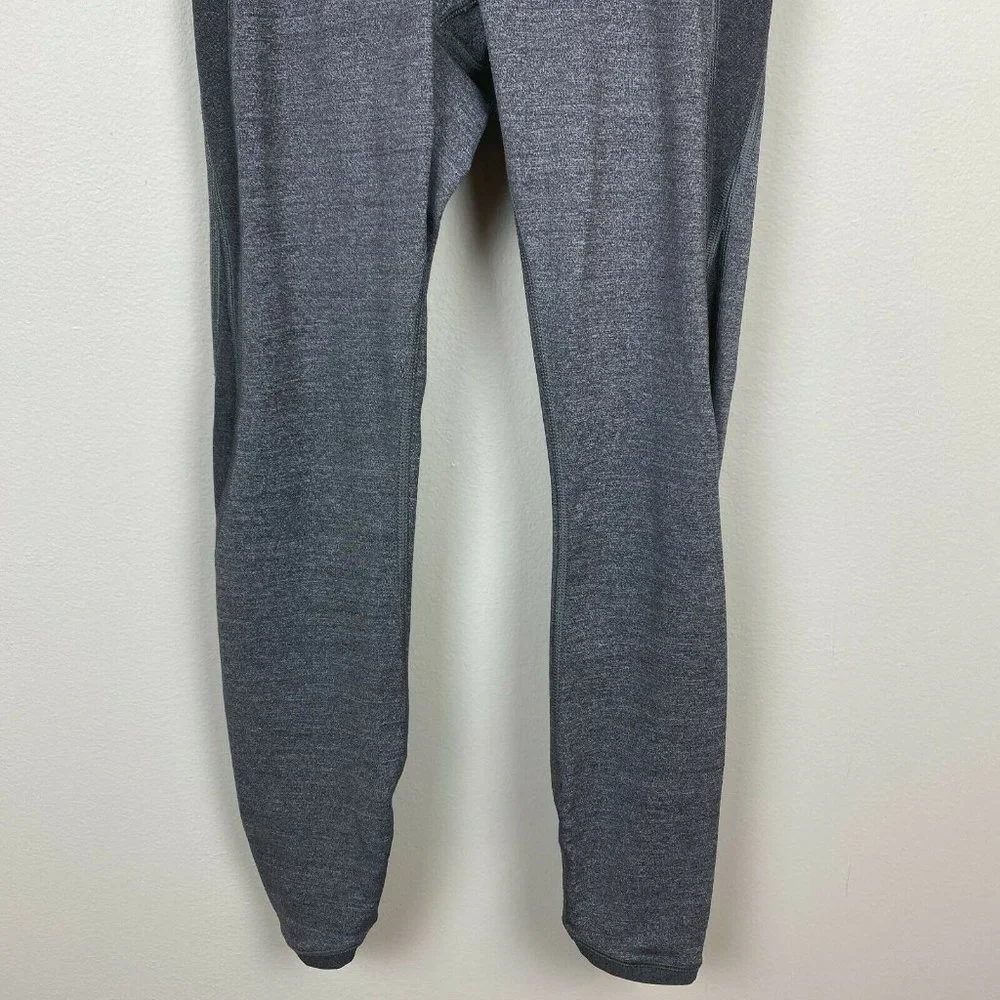 Lululemon Hit It Crop 4 Carbon Gray Sheer Cropped 24.5